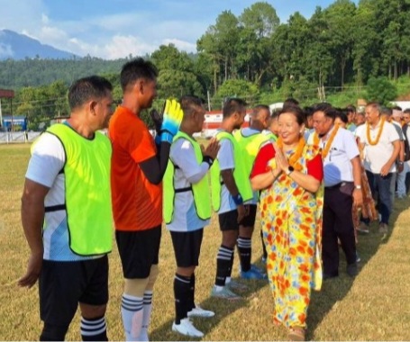 पिप्लेक्याम्पा रंगशालामा आजेदेखि तेस्रो राष्ट्रिय भेट्रान्स फुटबल प्रतियोगिता सुरु