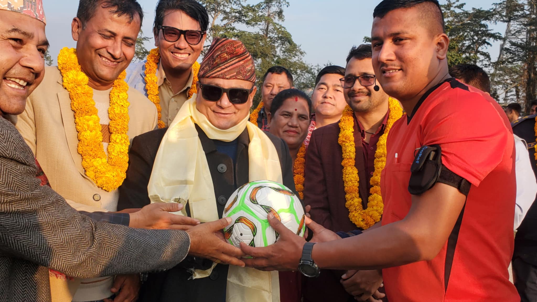 मन्त्री महर्जनद्वारा बकैया खेलग्रामको उद्घाटन