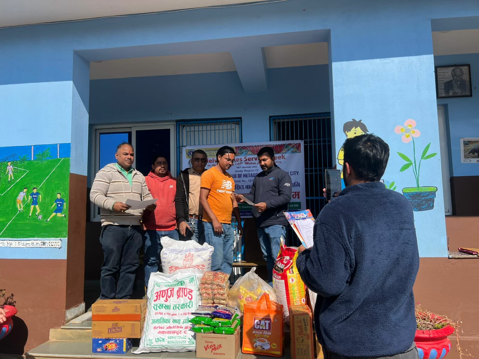 लायन्सको मामाघरलाई सहयोग