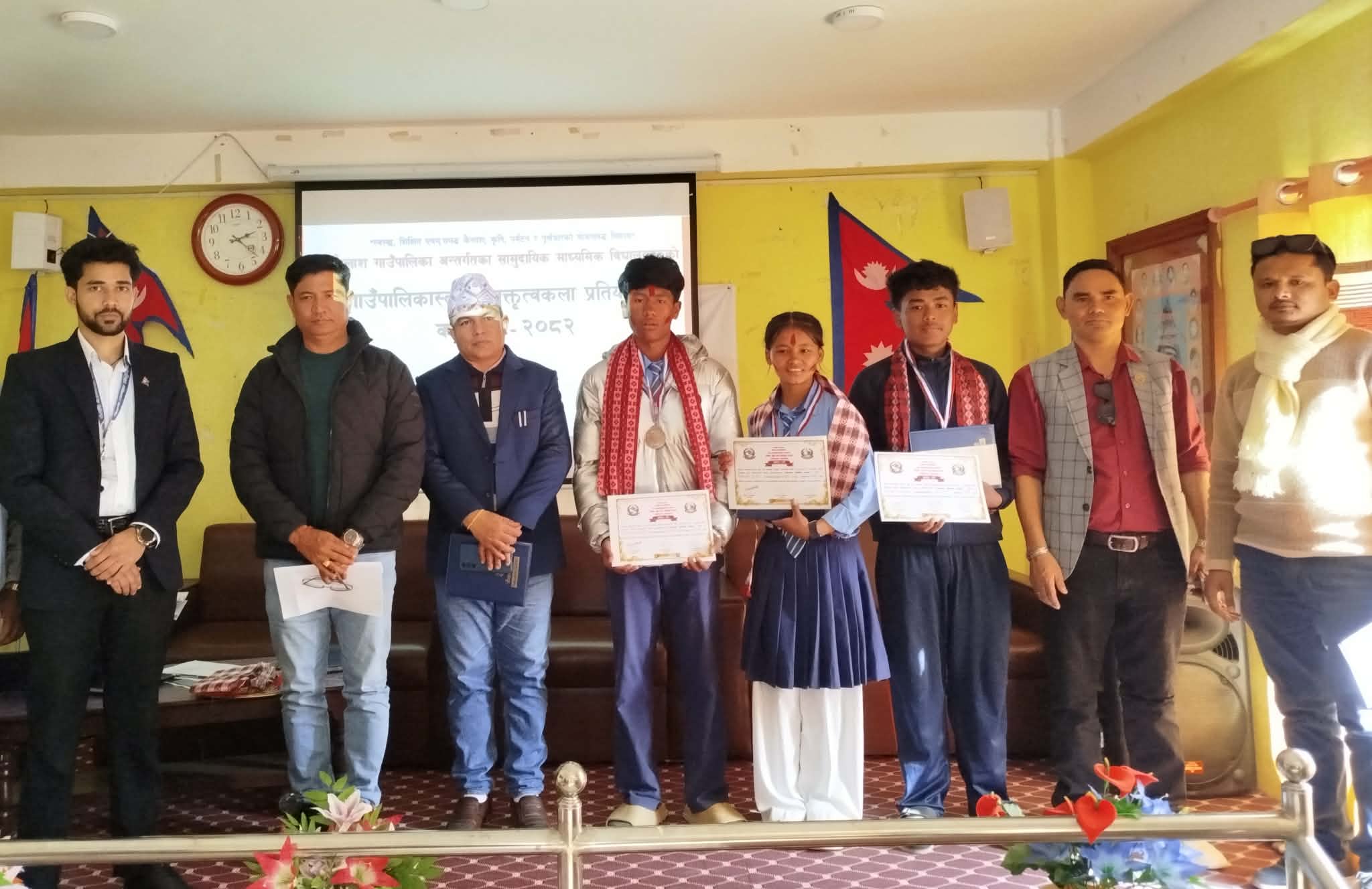कैलाश गाउँपालिका स्तरीय वक्तृत्वकला प्रतियोगितामा सदिक्षा गुरुङ प्रथम