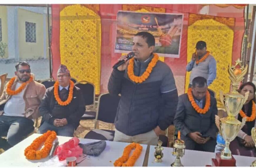शिक्षा र खेलकुद जोडौँ : अध्यक्ष सिग्देल