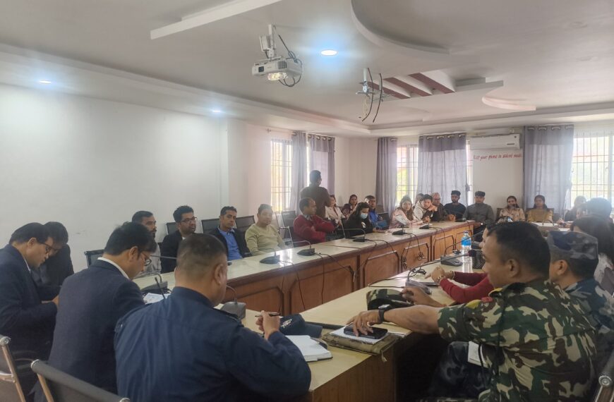 निर्वाचनका लागि परिवेक्षक अभिमुखिकरण सम्पन्न, आचारसंहिता पालना गर्न कडाइका साथ&hellip;