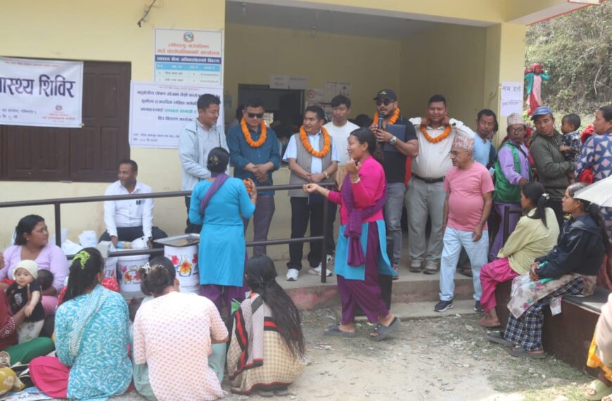 वडामै सरकार: राक्सिराङले सेवा प्रवाहलाई घरदैलोमा पुर्यायो