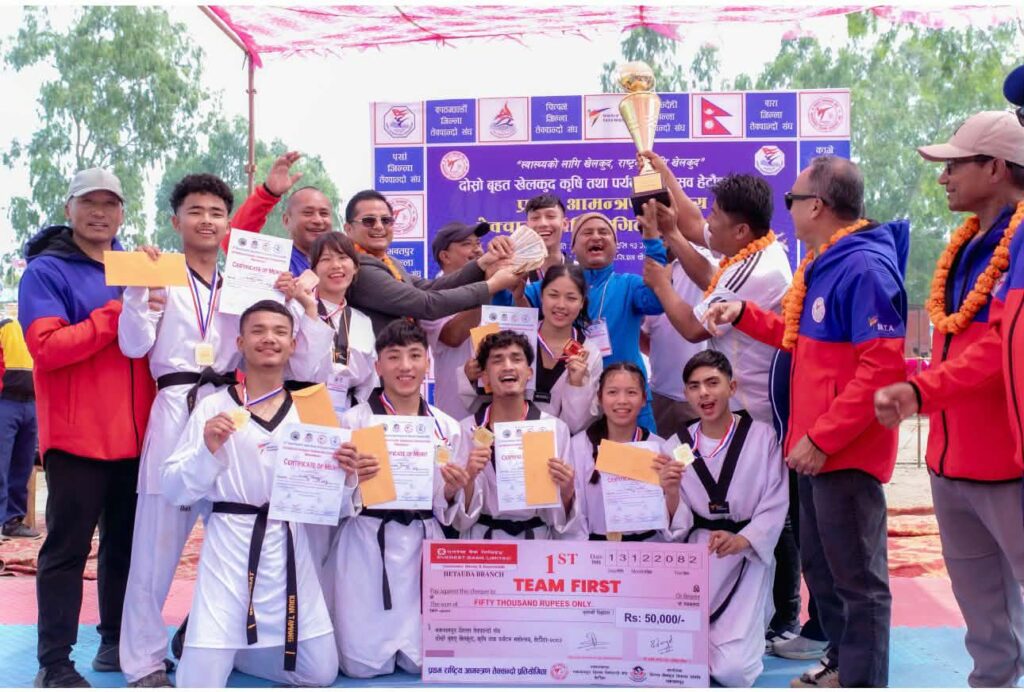 राष्ट्रिय आमन्त्रित तेक्वान्दोको उपाधि काभ्रे जिल्लाले जित्यो,&hellip;