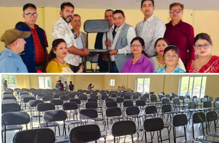 शैक्षिक सभाहललाई २ सय ७० कुर्सी हस्तान्तरण ,शैक्षिक विकासमा प्राथमिकता:&hellip;