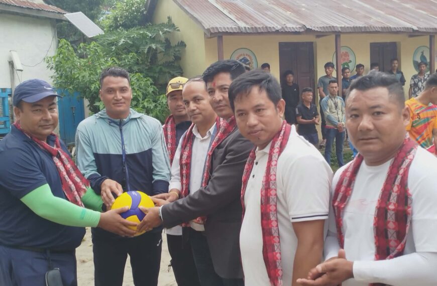 कैलाशमा उपाध्यक्ष कप पुरुष भलिबल प्रतियोगिता सुरु