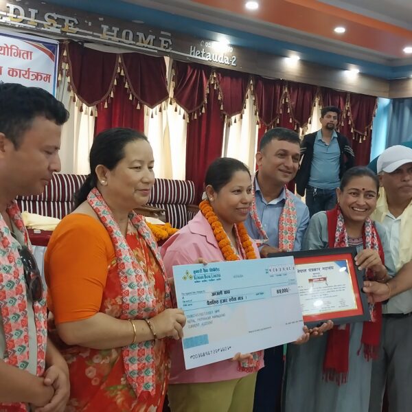 राससकी अञ्जली थापा फिचर लेखन प्रतियोगितामा सर्वोत्कृष्ट