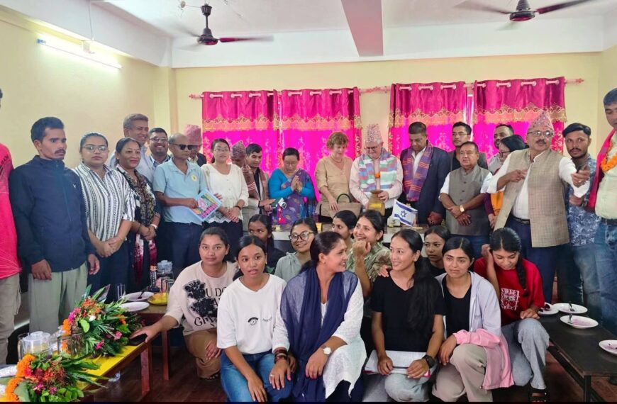 इजरायली राजदुतद्वारा जनप्रिय माविमा शैक्षिक अवलोकन भ्रमण