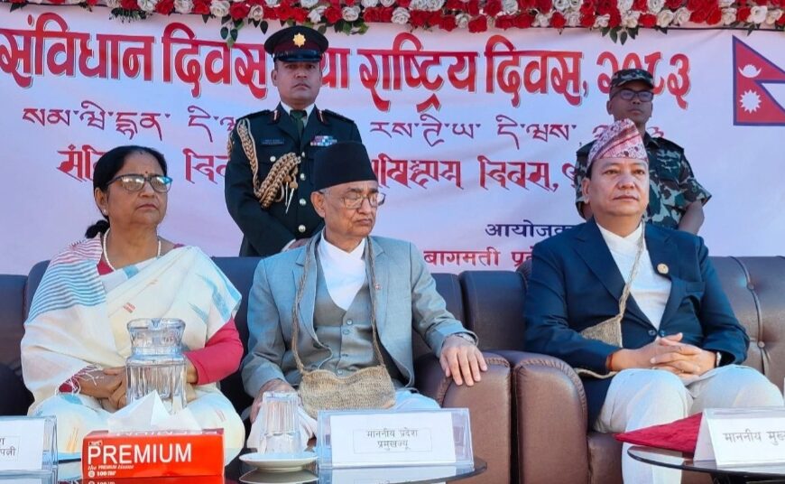 संविधान कार्यान्वयनमा कमजोरी देखिए संविधानलाई दोष दिन नहुने : प्रदेश प्रमुख देवकोटा