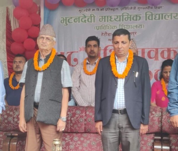 भुटनदेवी विद्यालयमा पूर्वाधार विस्तार तीव्र, ३ करोडको १२ कोठे भवन निर्माण हुँदै