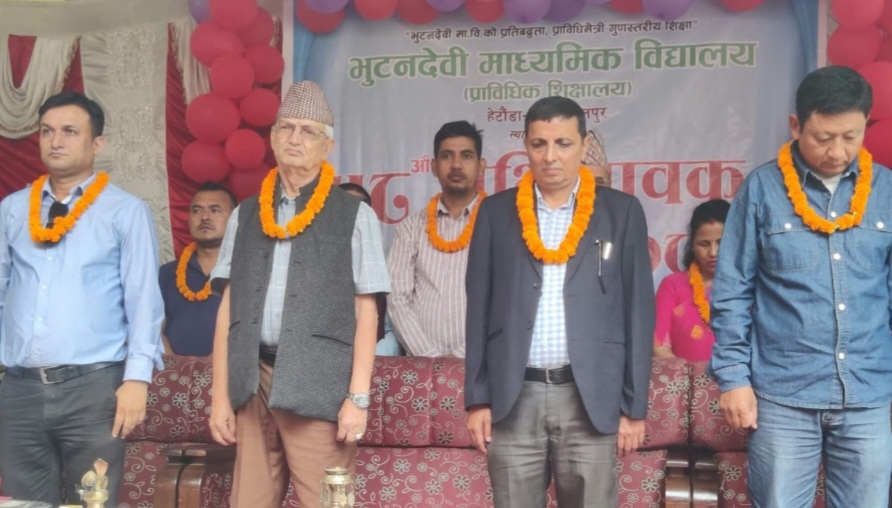 भुटनदेवी विद्यालयमा पूर्वाधार विस्तार तीव्र, ३ करोडको १२ कोठे भवन निर्माण हुँदै