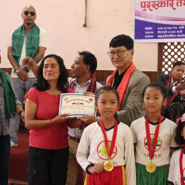 काठमाडौं जिल्ला कमिटीद्वारा आयोजित चौथो अन्तरविद्यालय जिम्न्यास्टिक प्रतियोगिता सम्पन्न