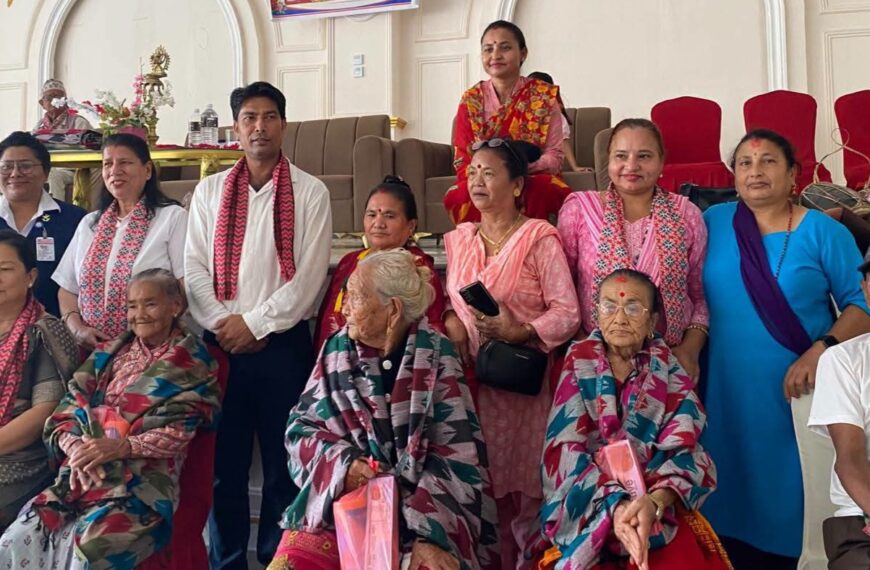 ज्येष्ठ नागरिकको अनुभव नयाँ पुस्ताका लागि सम्पत्ति : हेटौँडा–१ मा १२ जना सम्मानित