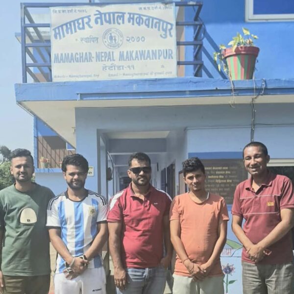 चाडपर्वको खुसी बाँड्दै प्रभाकर पौडासैनी, मामाघर नेपाललाई मासु सहयोग