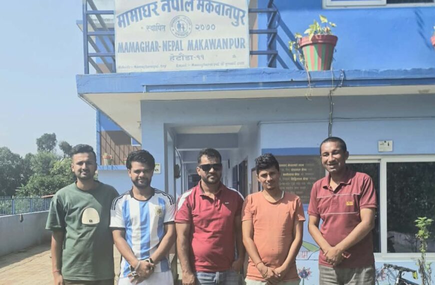 चाडपर्वको खुसी बाँड्दै प्रभाकर पौडासैनी, मामाघर नेपाललाई मासु सहयोग